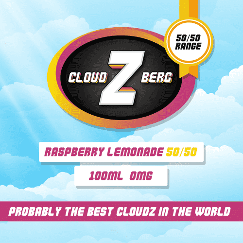 Raspberry Lemonade 50/50 Cloudzberg E-Liquid 100ml UK - eCigarette Outlet Raspberry Lemonade 50/50 Cloudzberg E-Liquid 100ml UK - eCigarette Outlet