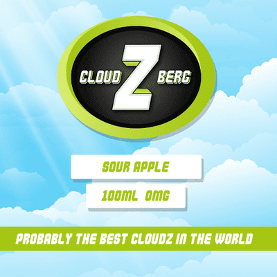 Sour Apple Cloudzberg E-Liquid 100ml