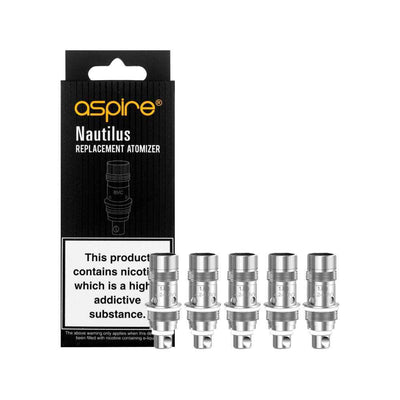 Nautilus BVC Replacement Coils UK 5 Pack