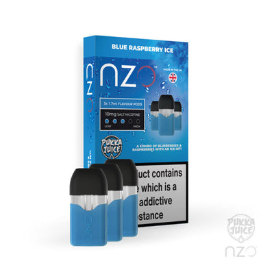 blue raspberry NZO pod uk