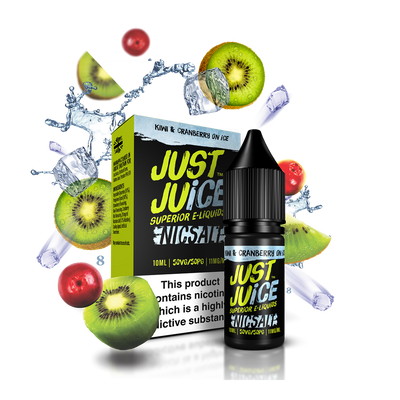 kiwi and cranberry nic salt just juice uk