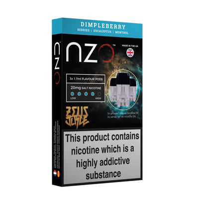 NZO - Dimpleberry By ZEUS 20mg (3 Pods)