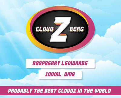 cloudzberg raspberry lemonade e-liquid 