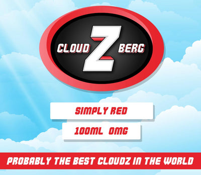 cloudzberg simply red eliquid