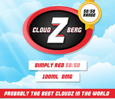 cloudzberg simply red 5050